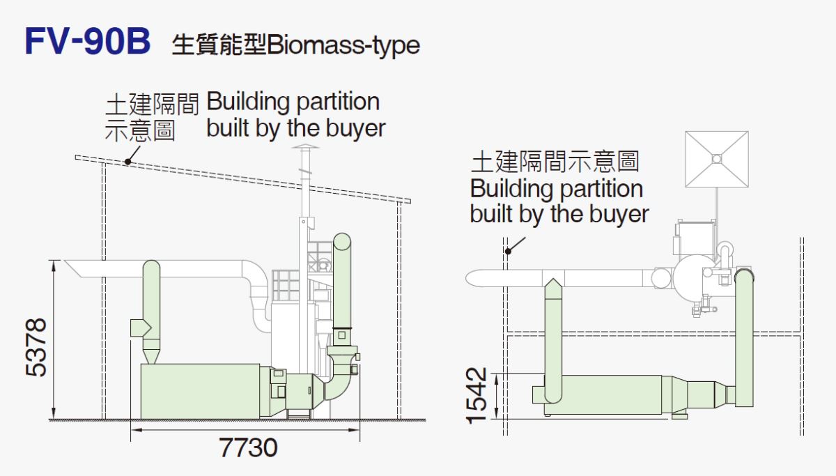 FV-90B安裝尺寸示意圖