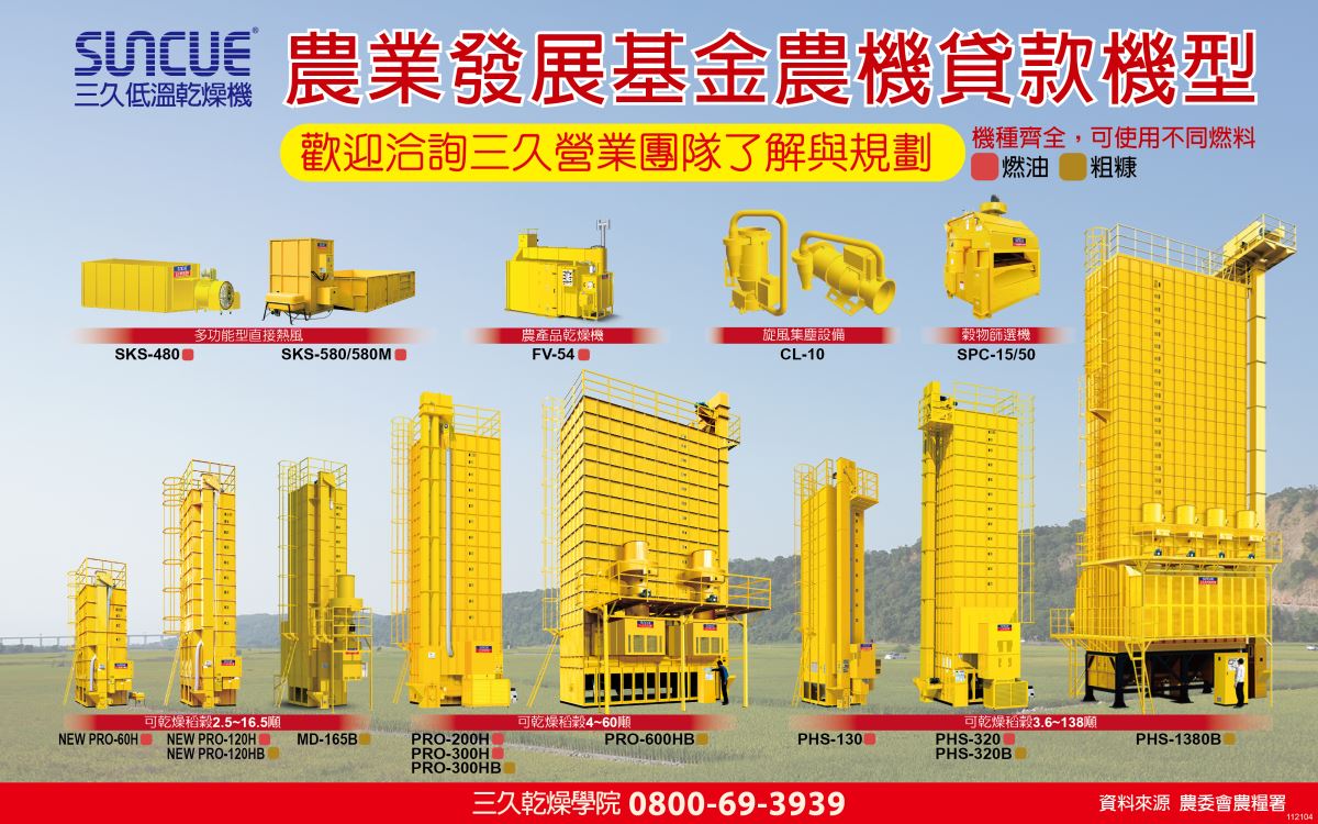 農(nóng)業(yè)發(fā)展基金農(nóng)機(jī)貸款機(jī)型，歡銀洽詢?nèi)脿I業(yè)團(tuán)隊(duì)了解與規(guī)劃