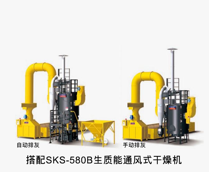 搭配SKS-580B生質(zhì)能通風(fēng)式干燥機(jī)