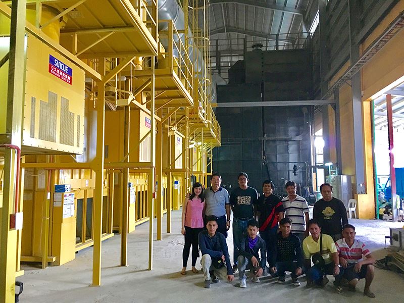 三久粗糠爐乾燥機(jī)SB200安裝於菲律賓